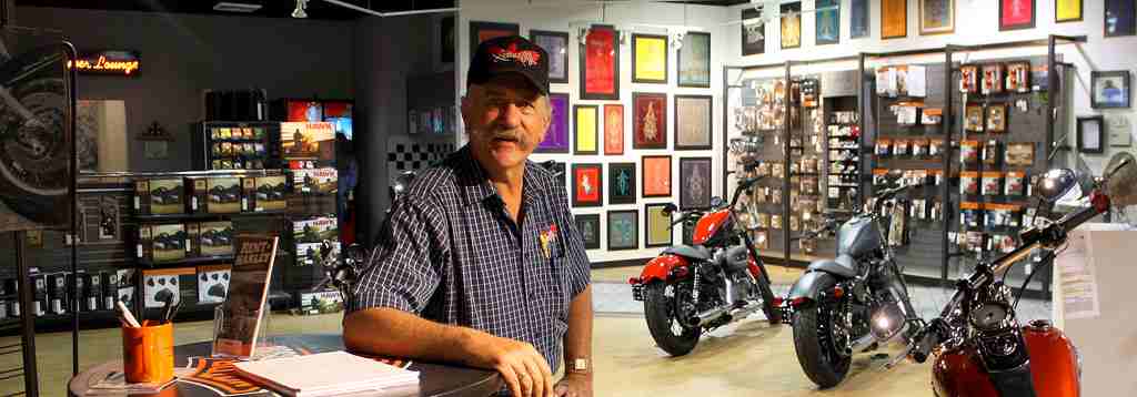 The one man art show